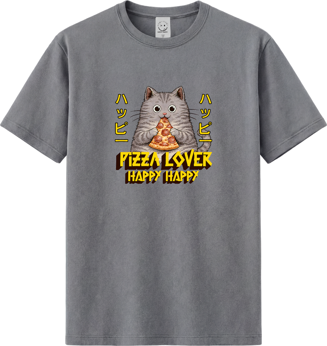 Pizza Lover Cat Tee