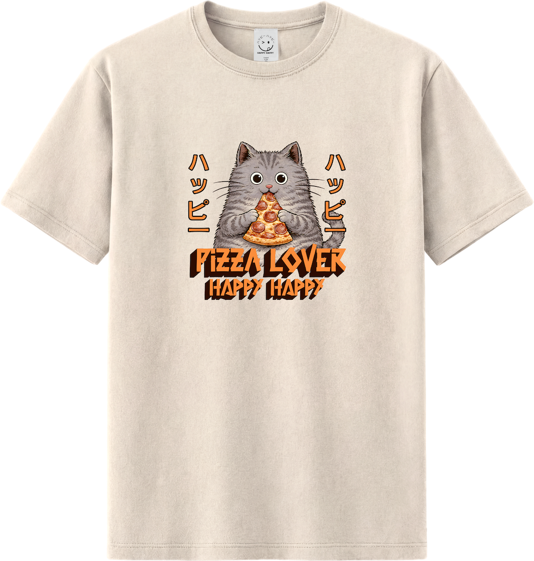 Pizza Lover Cat Tee