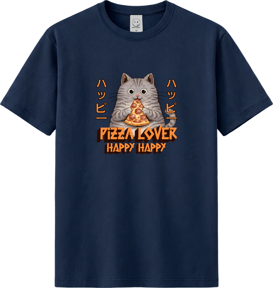 Pizza Lover Cat Tee
